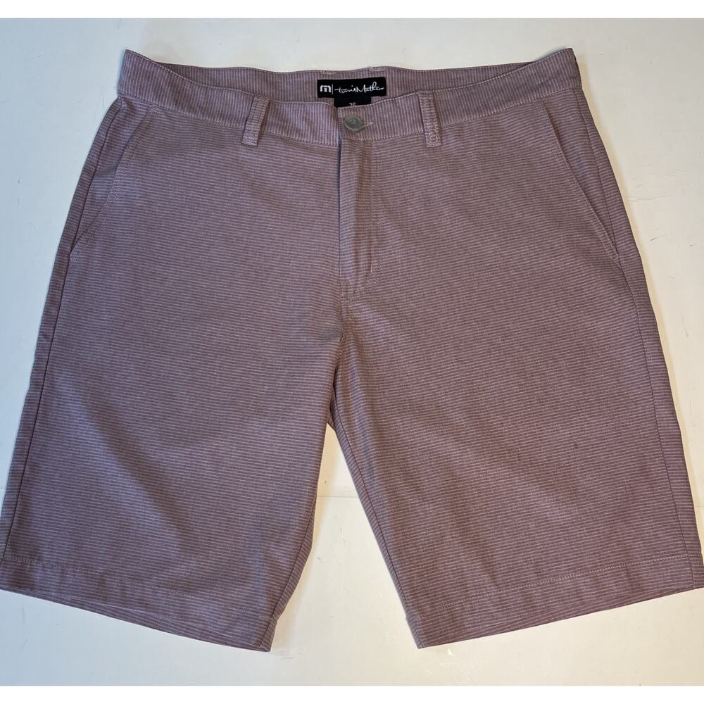 Travis Matthew Men’s Lavender Flat Front Golf Shorts 36x10